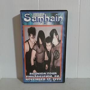 Samhain & Danzig VHS Reunion Live Philadelphia 1999 Metal Horror Punk Misfits